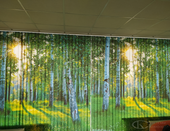 Вертикальные тканевые жалюзи