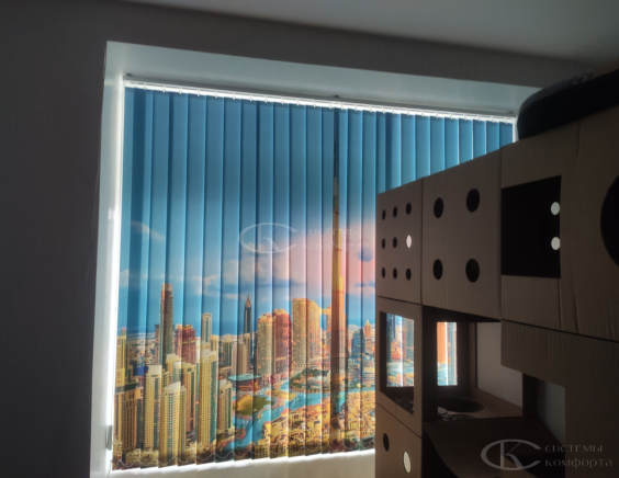 Вертикальные тканевые жалюзи
