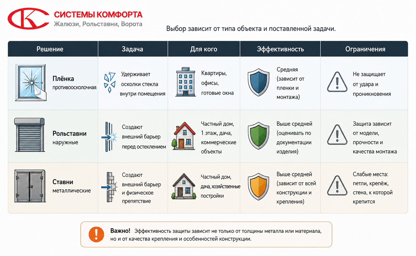Сравнение способов защиты окон от БПЛА — плёнка, рольставни, ставни